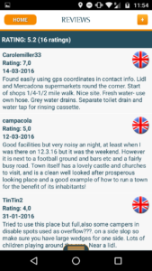 I've scrolled down and tapped on the reviews to see translated feedback from people who've stayed there