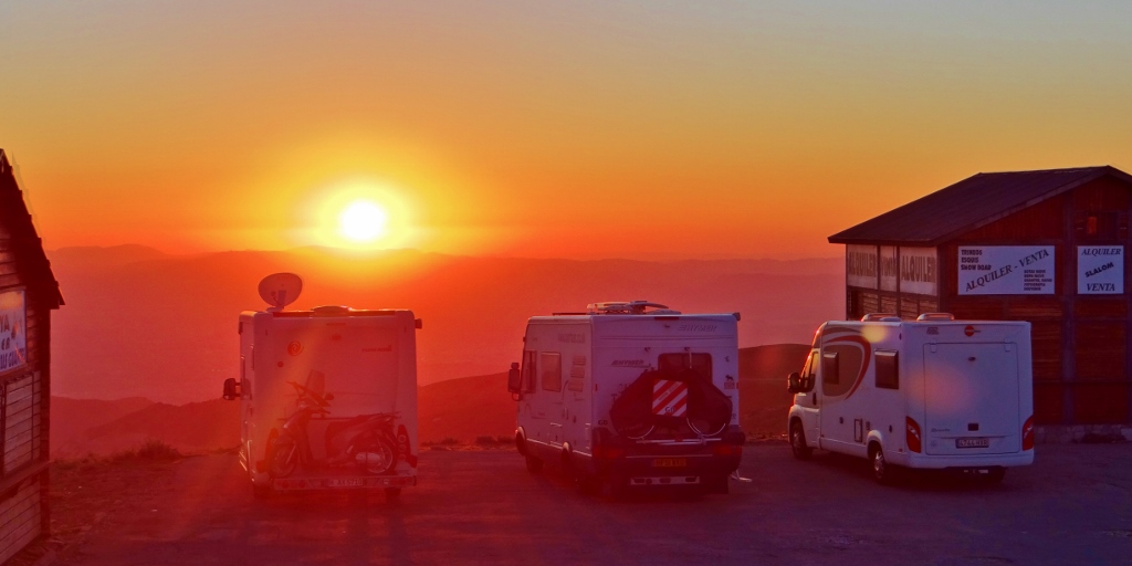 Sunset in Sierra Navada