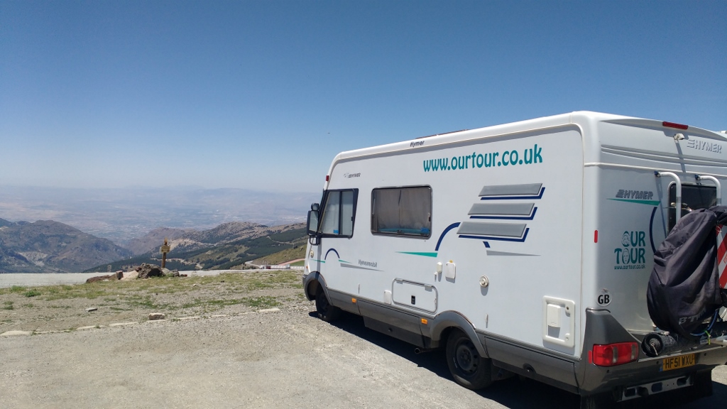 Looking north to Granada