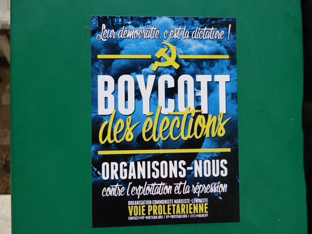 Just a random photo from today: the communists haven't quite given up yet