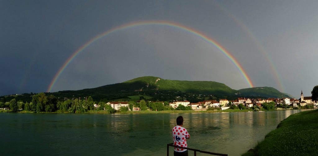 Rainbow over Seyssel France