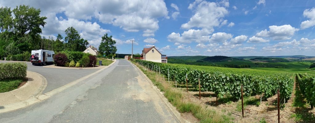 Motorhome aire Mutigny, France