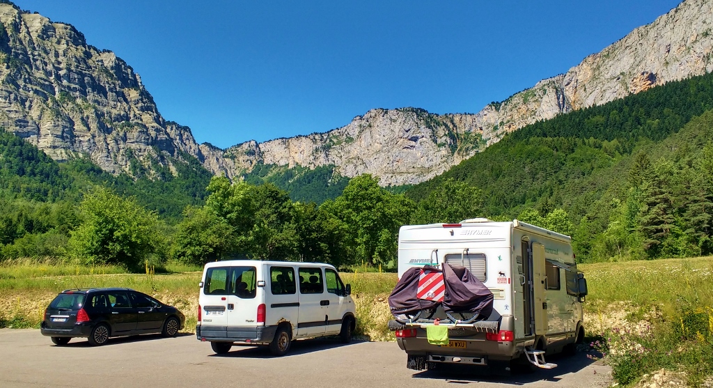 Motorhome parking Chichilianne