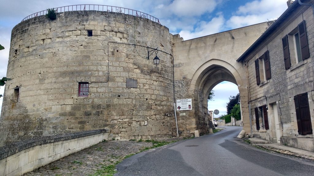 If you're not careful, you end up having to squeeze your motorhome through one of the town's two gateways...