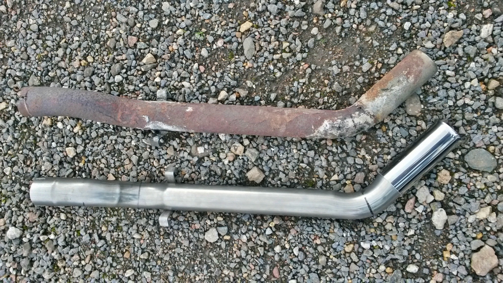 custom made exhaust for motorhome