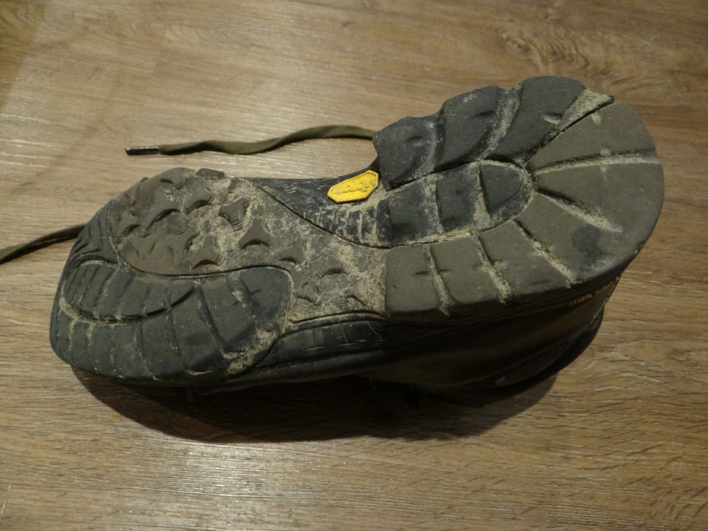 Vibram soles had me nervous at first, as they felt thin but last really well