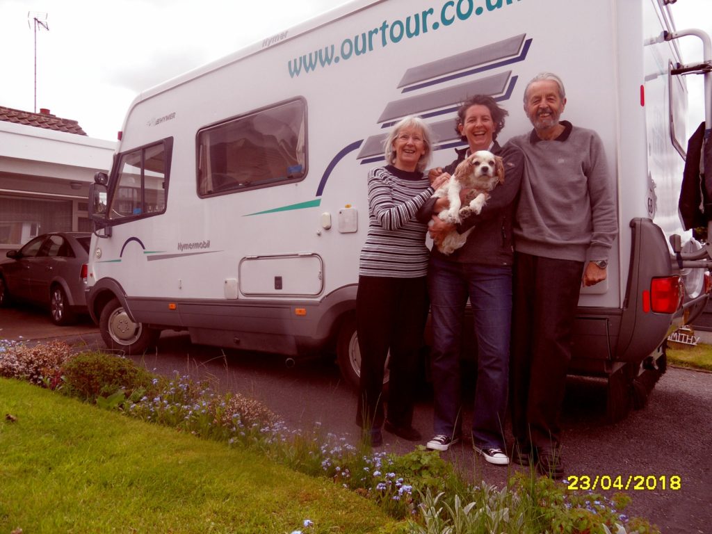 Saying 'bye to Malcolm and Judith