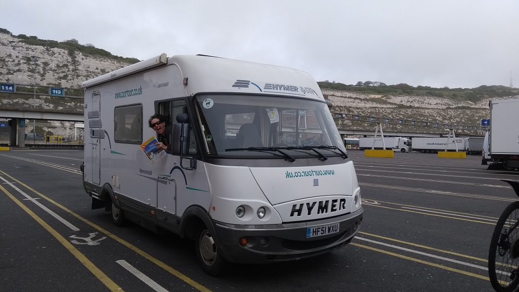 Here we go again! Sat at Dover waiting to board the ferry