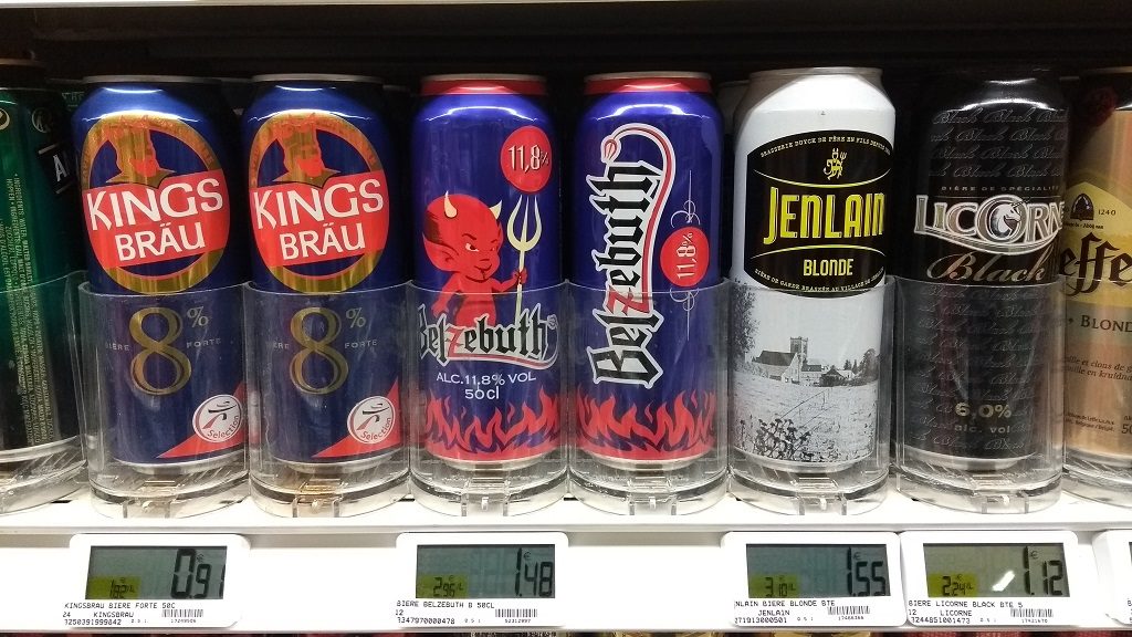 Incredibly strong beer for an incredible cheap price. I regretted not getting a can of the £1.30 devil beer, but have since remembered rancid-strong beer is usually just that: rancid!