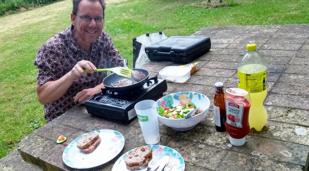 I enjoyed cooking al fresco though!