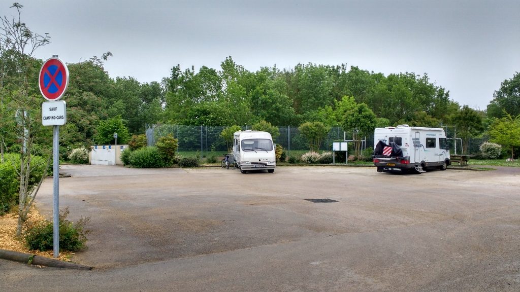 Motorhome Aire in Esvres-sur-Indre, France