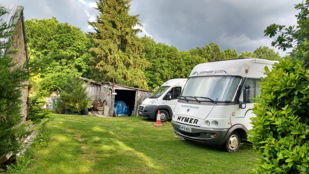 Zagan at Jamie and Rosie's Homestead in Central France