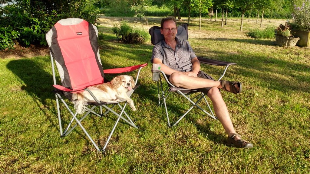 Charlie's not impressed though. He looks like he's had about 10 pints here?