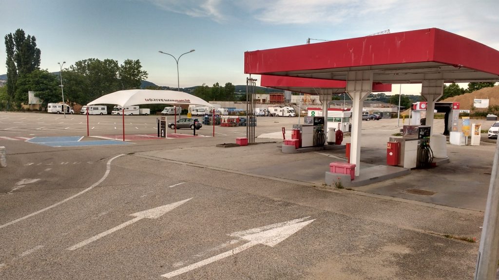 Thanks to Intermarche Annonay for being so tolerant of motorhomes