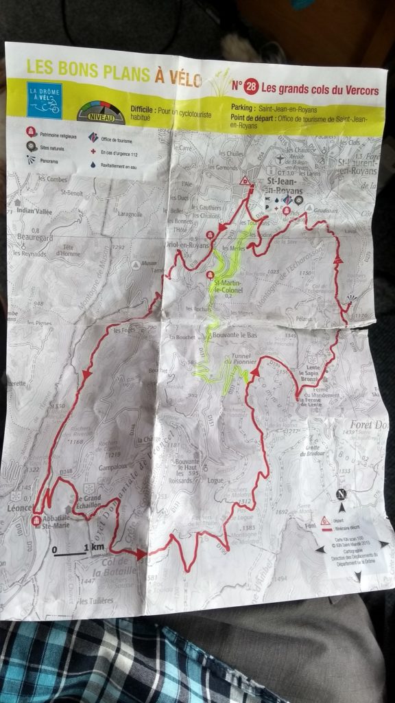 Route #28. I took the highlighted shortcut.