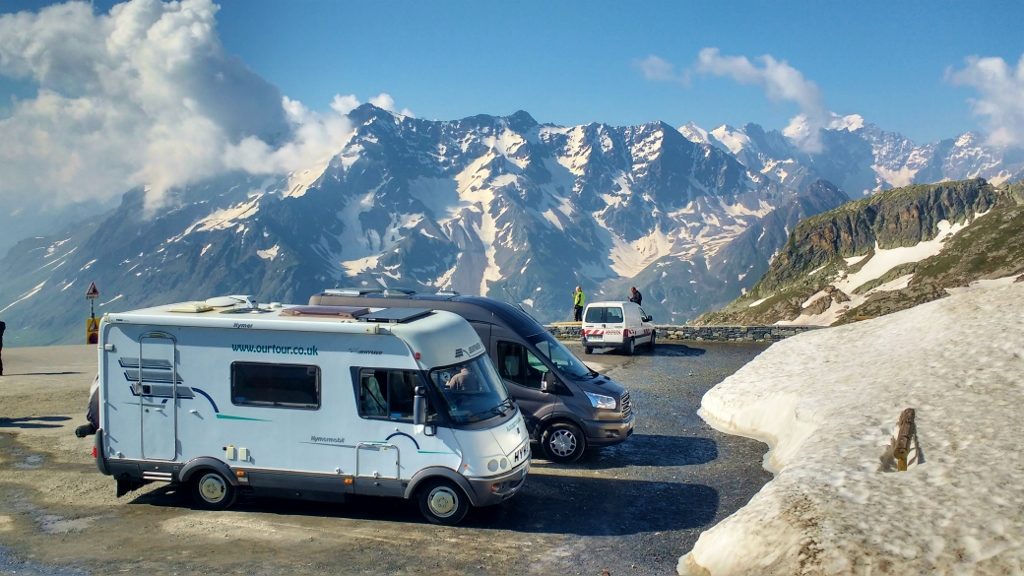 At the Col du Galibier