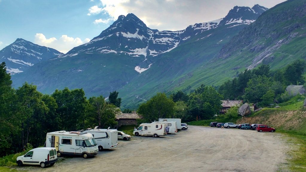 Motorhome parking Bonneval-Sur-Arc