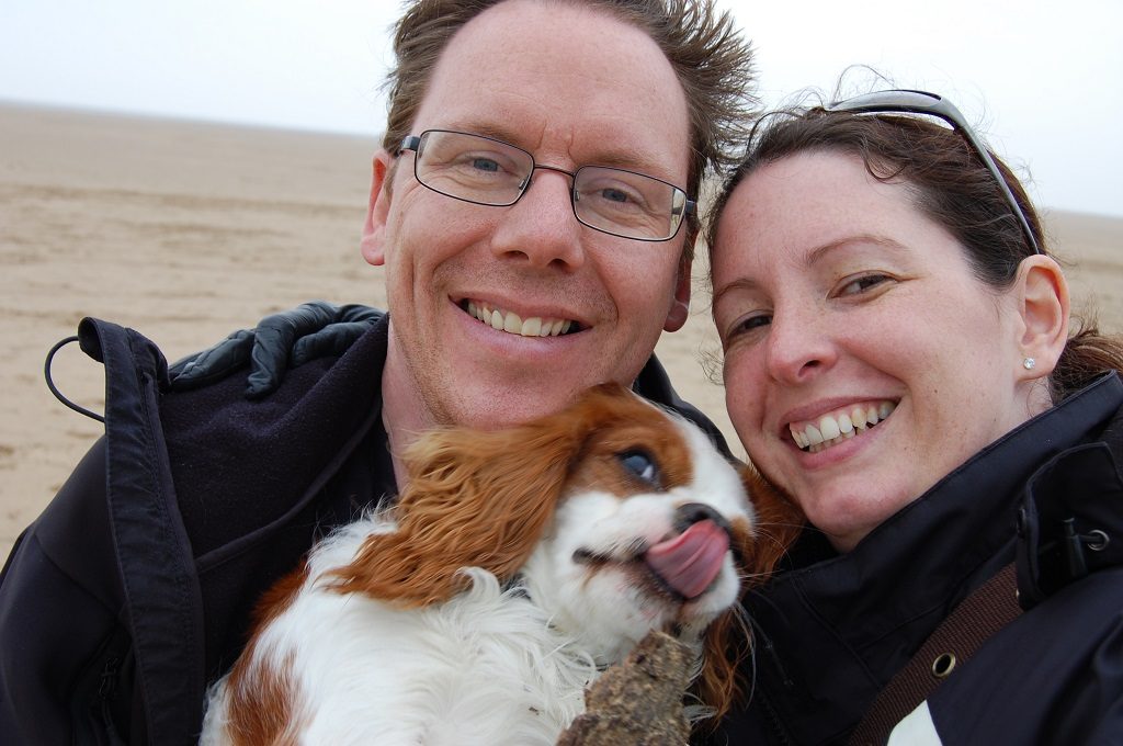 Ju and I with the Mogwai in May 2008