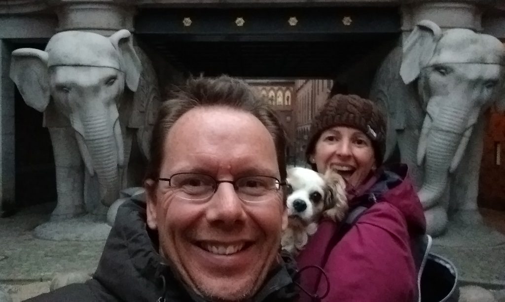 At the Carlsberg Brewery with the best dog in the world, probably