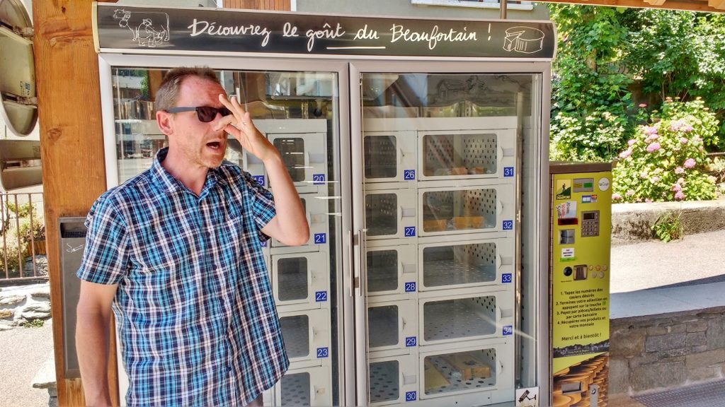 Beaufort Cheese vending machine