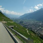On the epic descent to Martigny