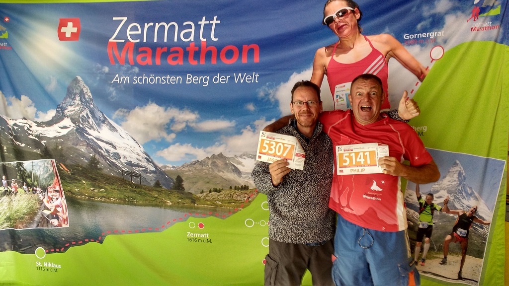 Me and Phil with our race numbers! No going back now folks!