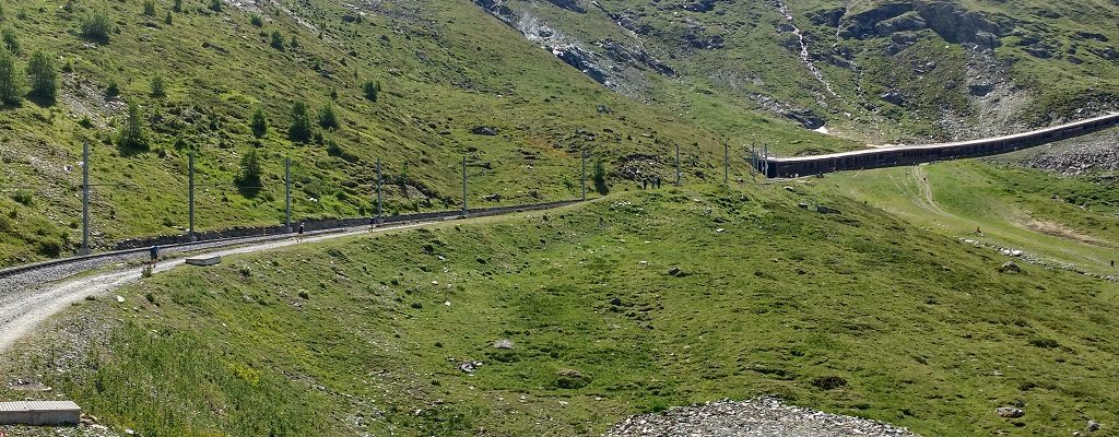 The long, long final drag up to Riffelburg