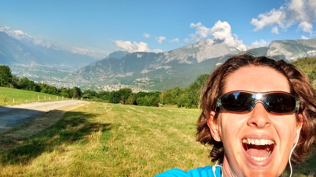 Ju knocked out a hill run too - respect! It was warm out there too.