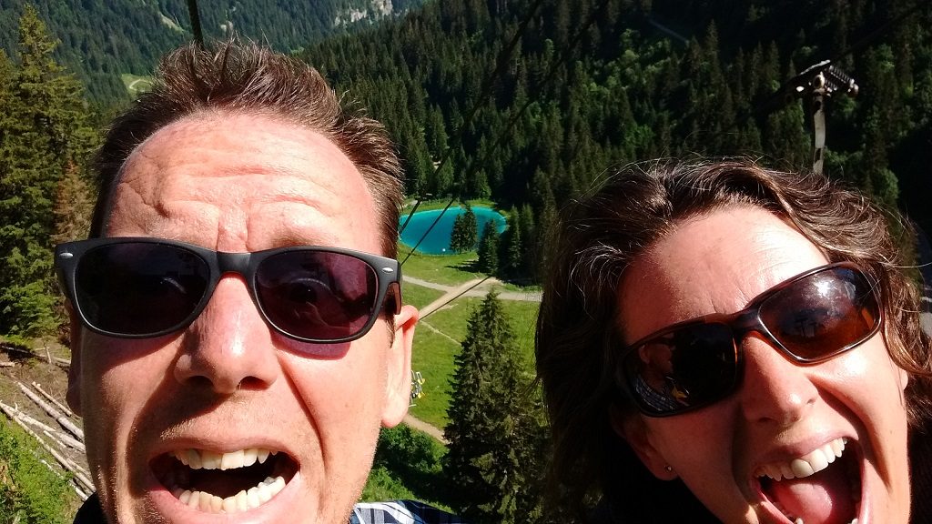 On the way up to Fantasticable. I was feeling a tad ill at this point.