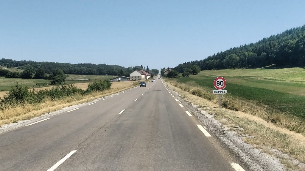 Roads that were 90kph are now 80kph