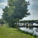 Motorhome aire at Pont-à-Mousson by the Moselle