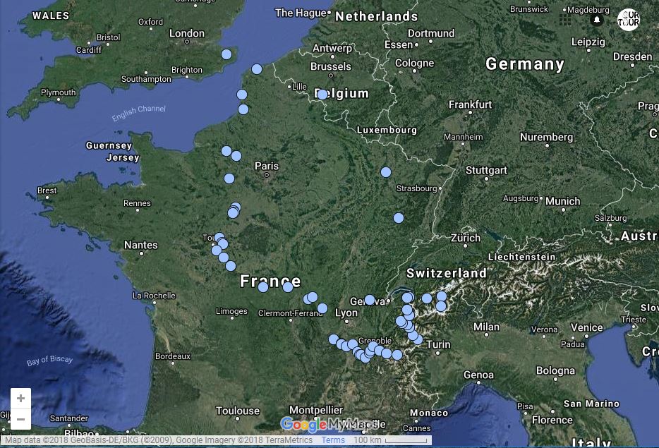 Motorhome Tour of France 2018