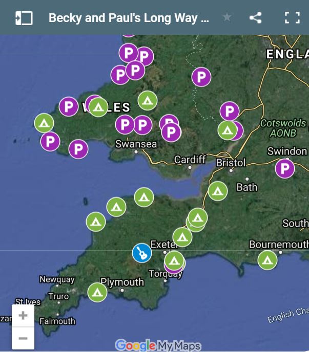 longwayhome.co.uk motorhome overnight map