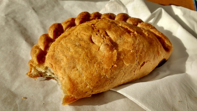 Cornish Party with a bite out of it