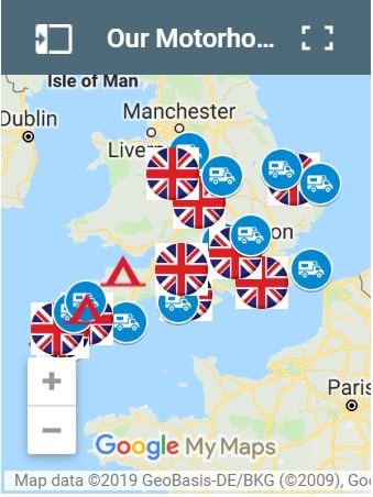 Blue Planet Nomads Google Map Overnight Touring