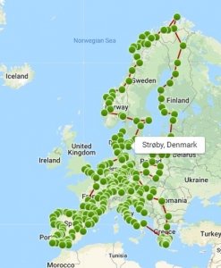 moho-dream motorhome stopover map