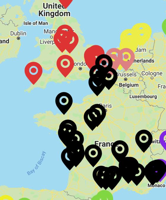 Motorhome Tour Map Europe