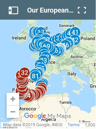 Tales Scenic Route Motorhome Tour Map Stopovers Overnight
