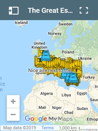 The Great Escape Google Map Motorhome Stopover