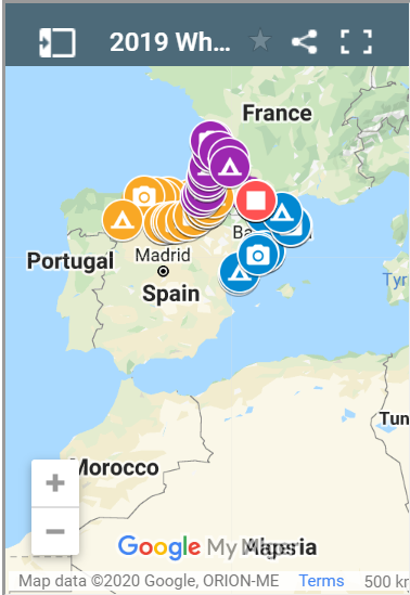 Wheeling It Map Stopover Europe Motorhome Campervan RV