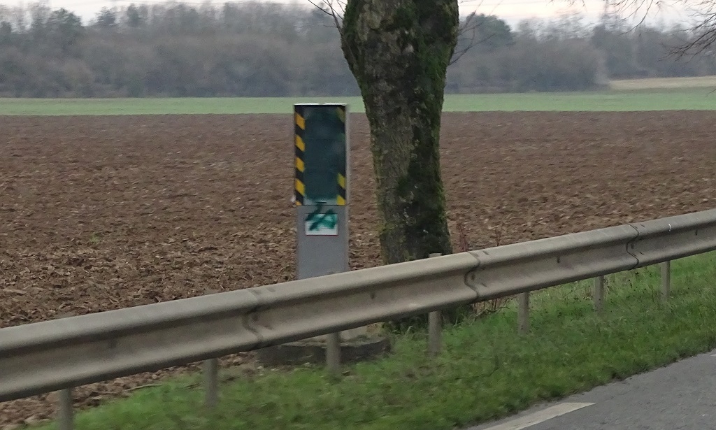 Almost all the speed cameras were out of action on our way south