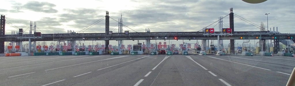 motorway toll booths France