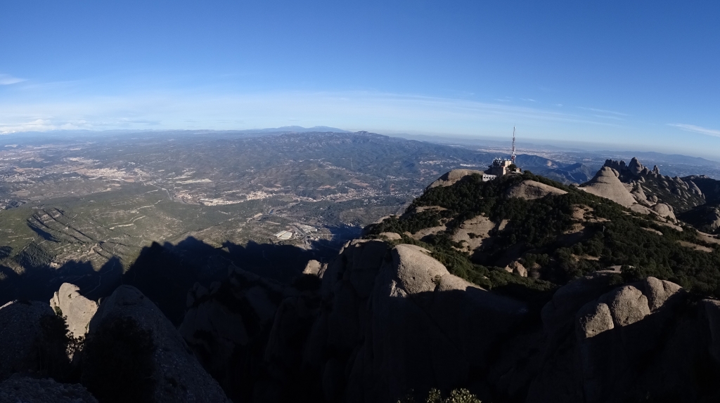 The view from Sant Jeroni, Monserrat