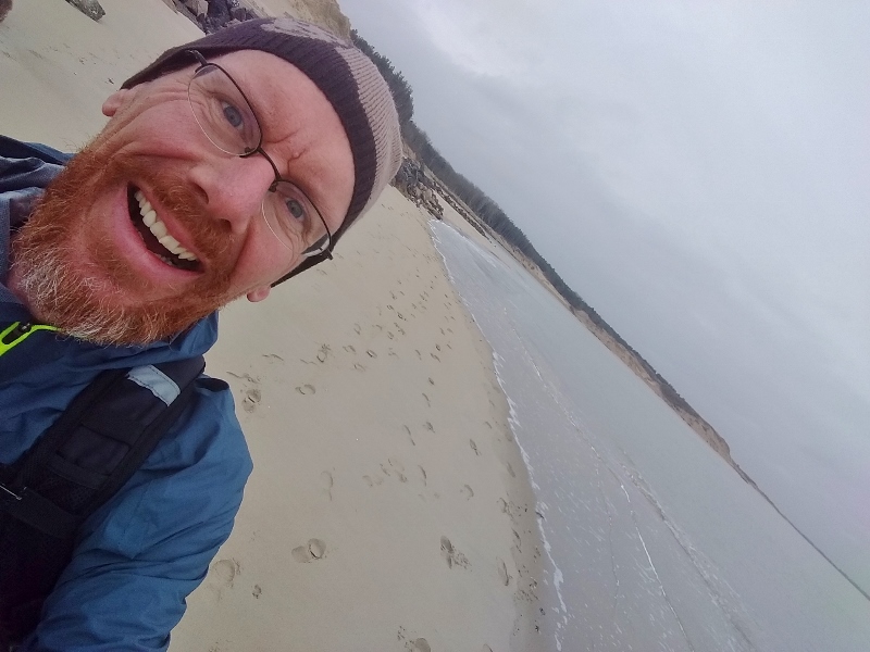 beach run in Berck Plage