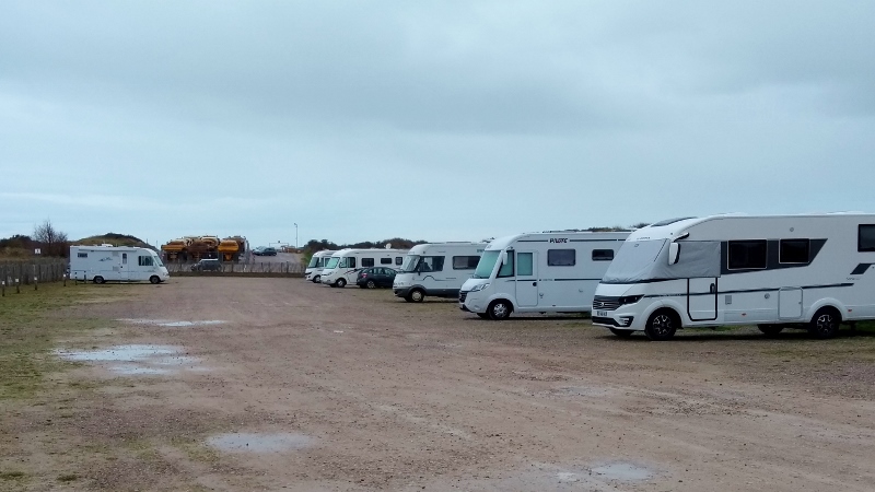 motorhome aire Berck Plage France