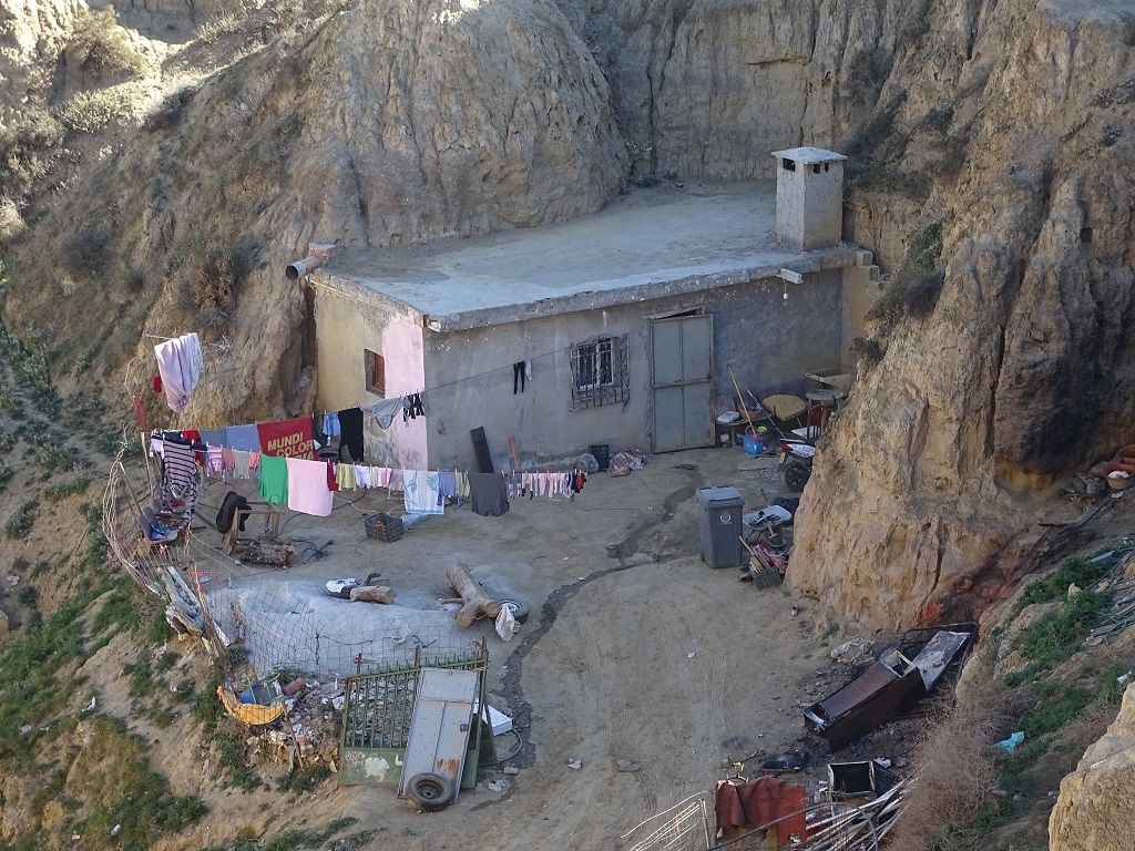 One of the poorer caves in Guadix