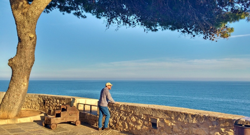 View off Peniscola castle