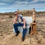 Internet cafe chair at Spanish Aire