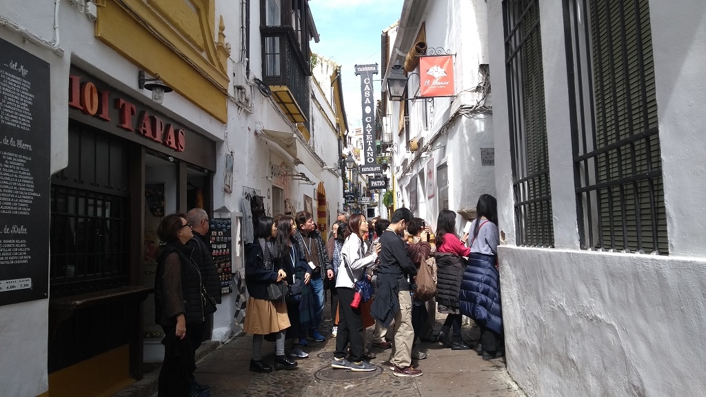 Cordoba's Old Jewish Town - A Few Fellow Tourists Here and There