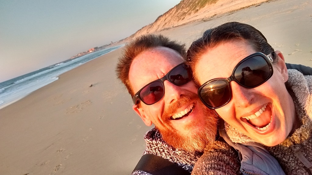 sunset at Capbreton, France